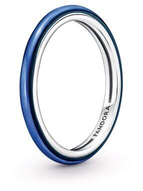 Sterling silver royal blue band